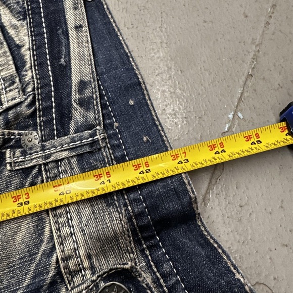 Axel Treadwell Jeans Mens 38x32 Gray Med Wash Relaxed Straight Distressed - Picture 10 of 12